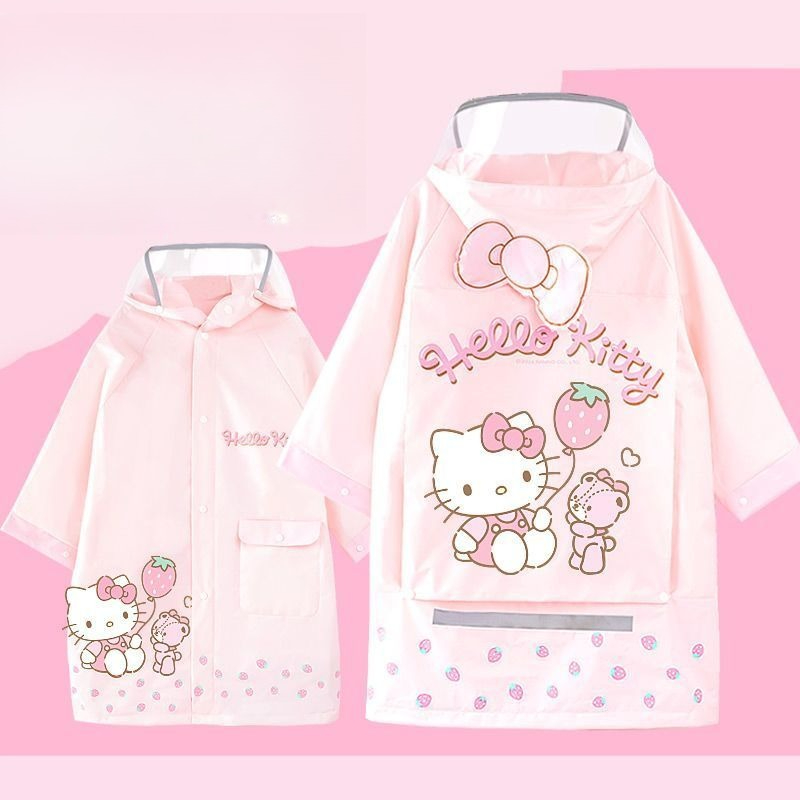 Rain Cover Backpack - Sanrio Cinnamoroll Kartun Ponco Hujan Penutup
