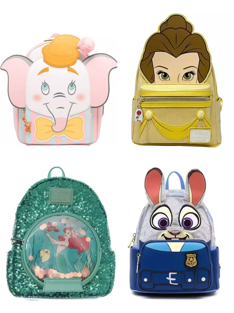 Fashion Backpack Women - Tas Ransel Mini Kulit Imitasi Pink