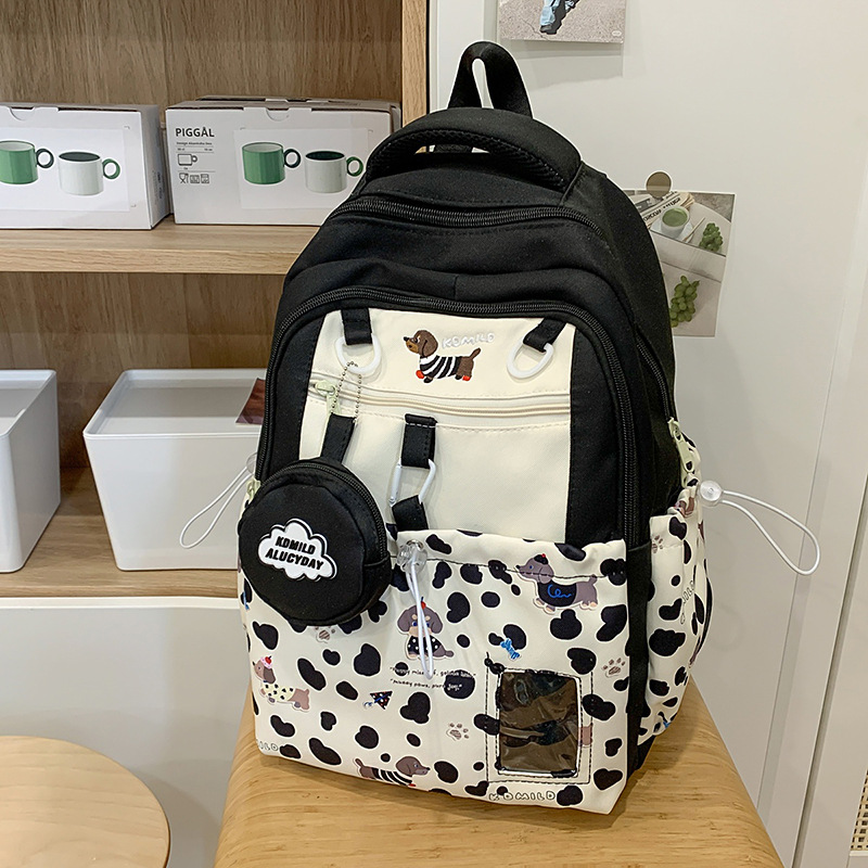 School Backpack Teen - Tas Ransel Gaya Kampus Manis untuk