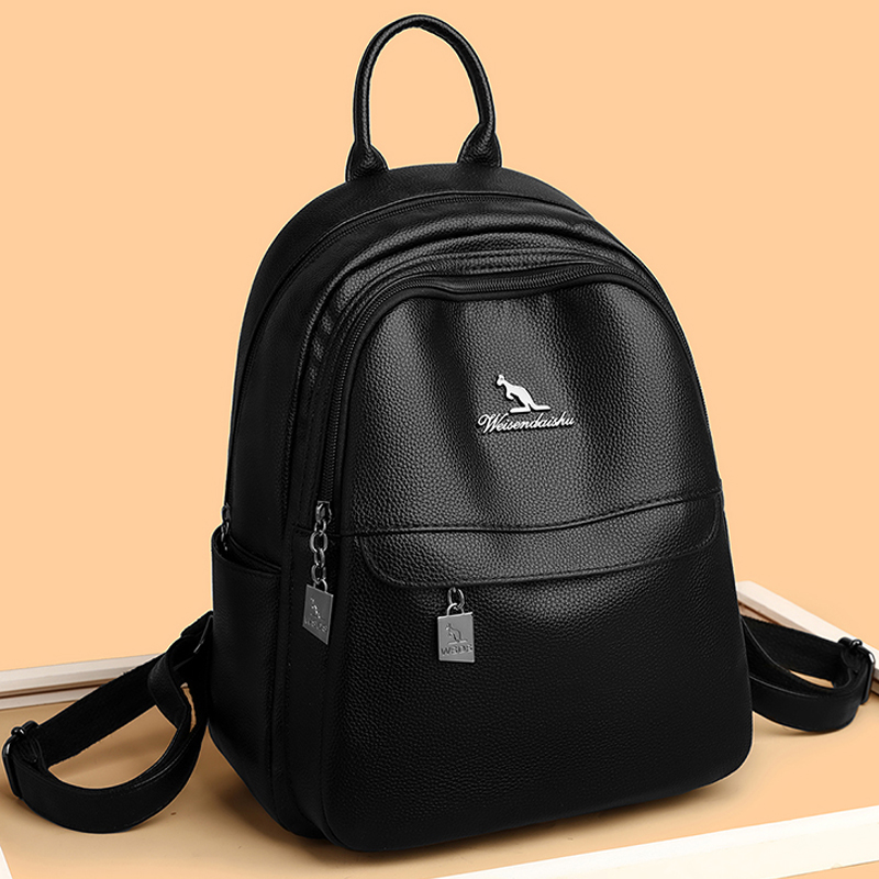 Mini Backpack Purse - Tas bahu wanita, ransel kulit kapasitas