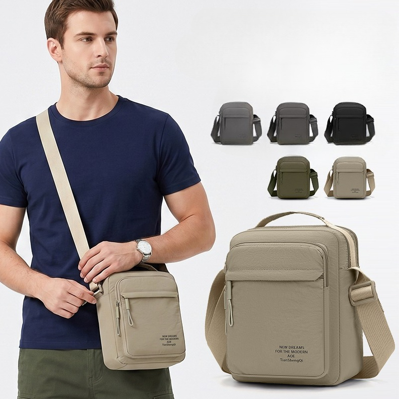Sling Backpack Shoulder - Ransel Selempang Nilon Pria Tas Selempang