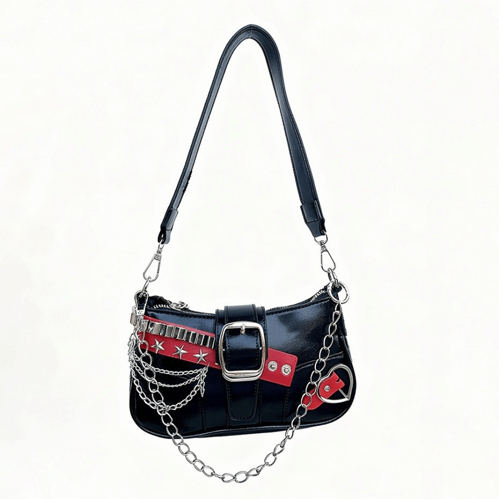 Leather Backpack Vintage - Tas Bahu Vintage Y2K Kulit PU