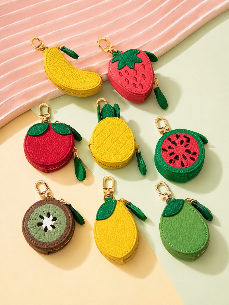 Backpack Insert Organizer - Gantungan Kunci Kulit Buah Lucu Dompet