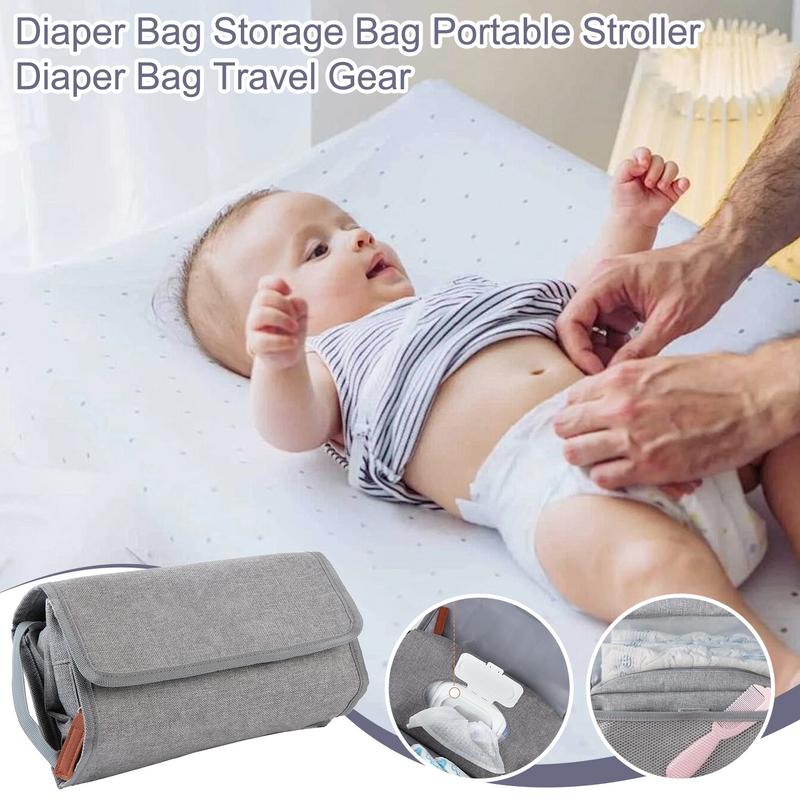 Backpack Diaper Bag - Tas popok kecil lipat portabel, Tas