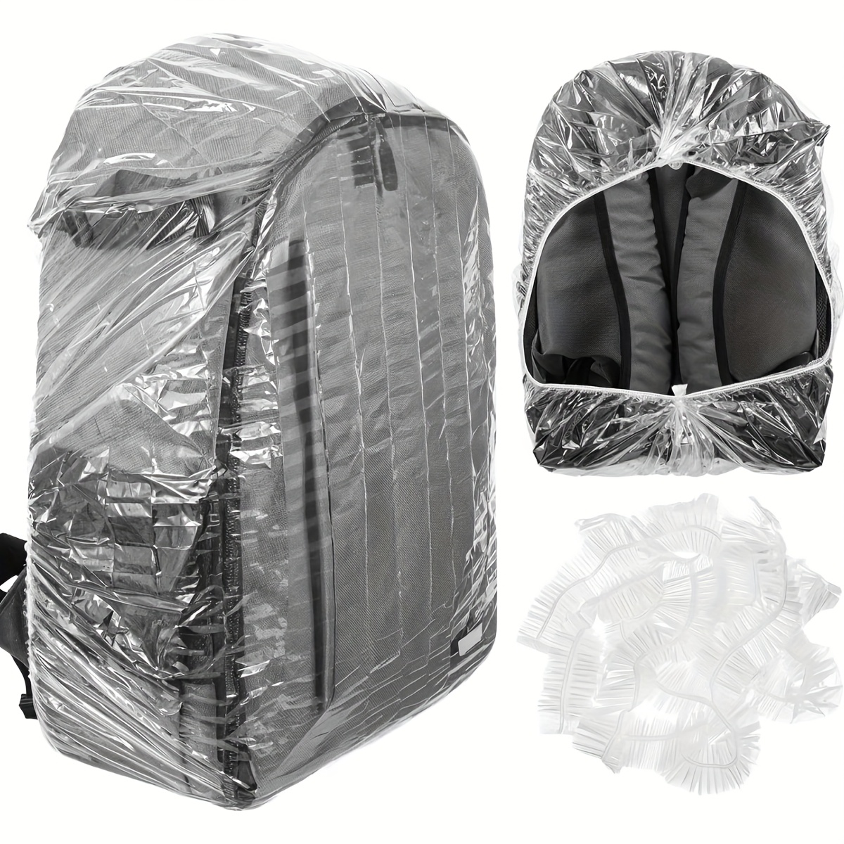 Rain Cover Backpack - 10 Buah Penutup Ransel Elastis Sekali