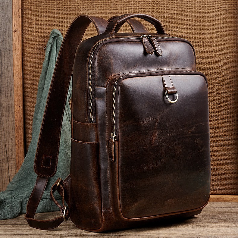 Tas Ransel Laptop Kulit Lapisa - Leather Backpack Vintage ulasan dan harga