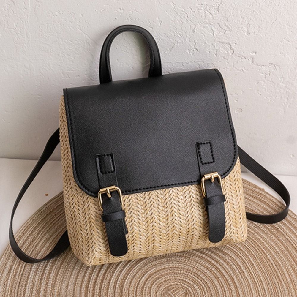 Tas Serbaguna Ransel Jerami Ku - Leather Backpack Vintage ulasan dan harga