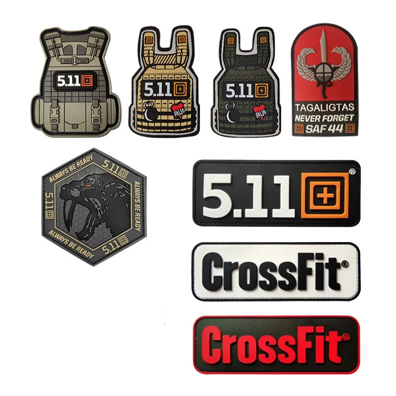 Patch Stiker PVC 3D Model Vest - Rucksack Military Style ulasan dan harga