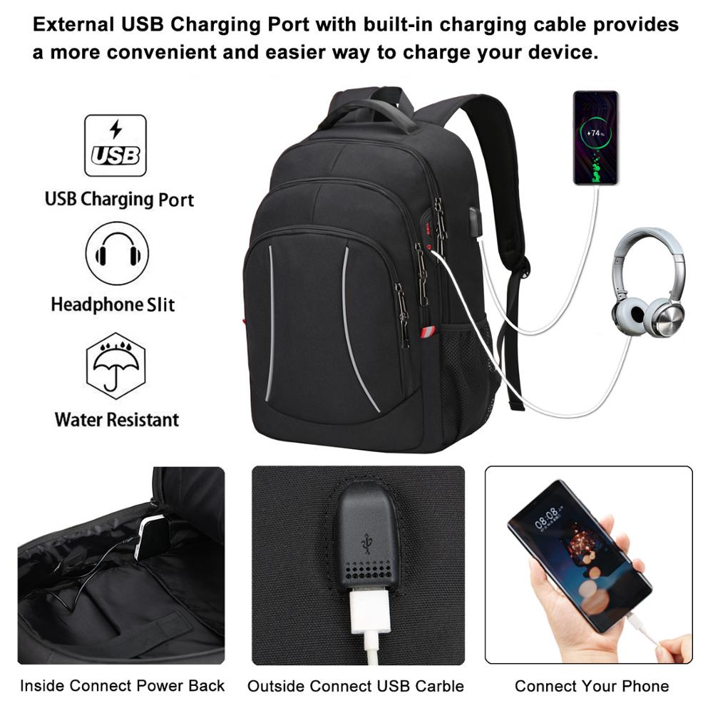 Ransel Laptop Travel Multifung - Travel Backpack Anti Theft ulasan dan harga