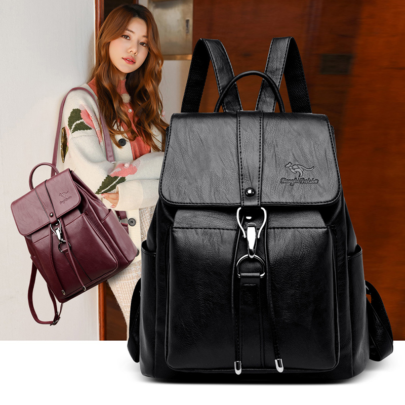 Anti Pencurian Ransel Wanita T - Travel Backpack Anti Theft ulasan dan harga