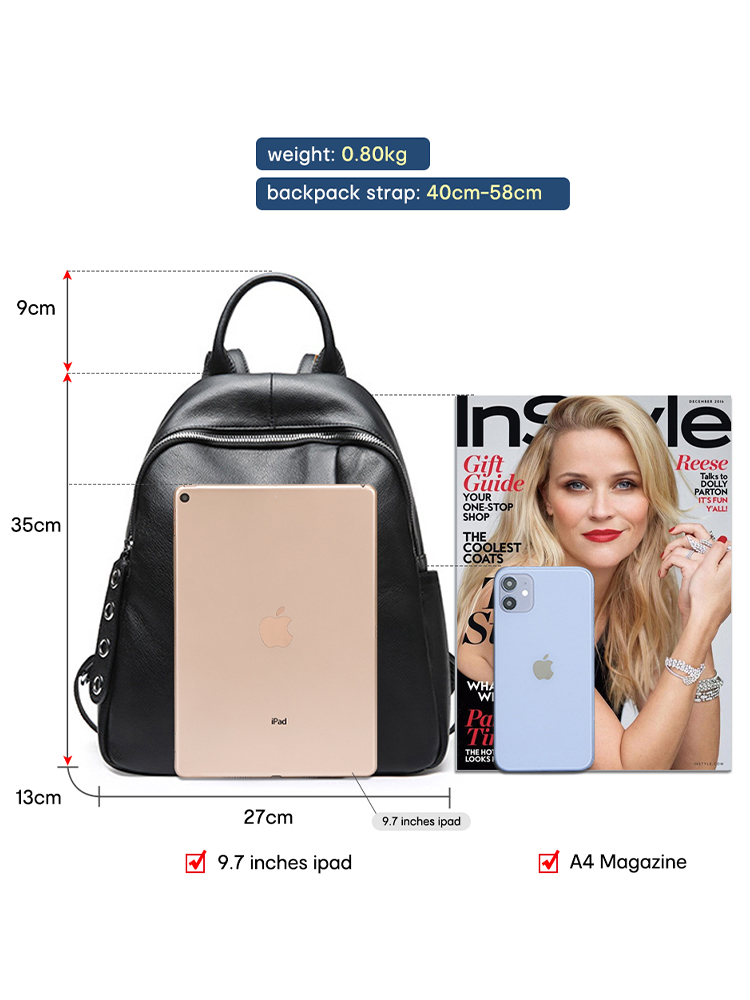 Zency Ransel Wanita Desain Ant - Travel Backpack Anti Theft ulasan dan harga