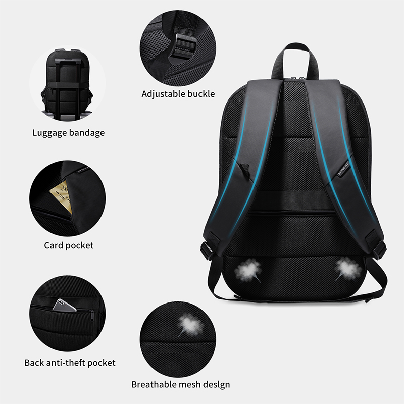 Ransel Laptop Pria Bisnis Ultr - Travel Backpack Anti Theft ulasan dan harga