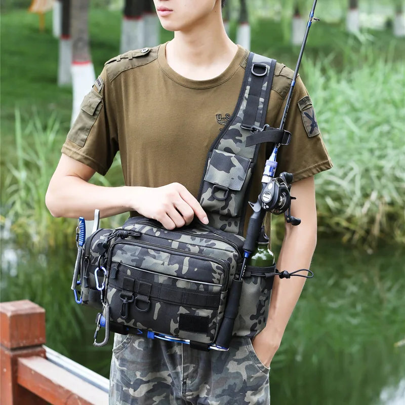 Luya tas pinggang multifungsi, - Sling Backpack Shoulder ulasan dan harga