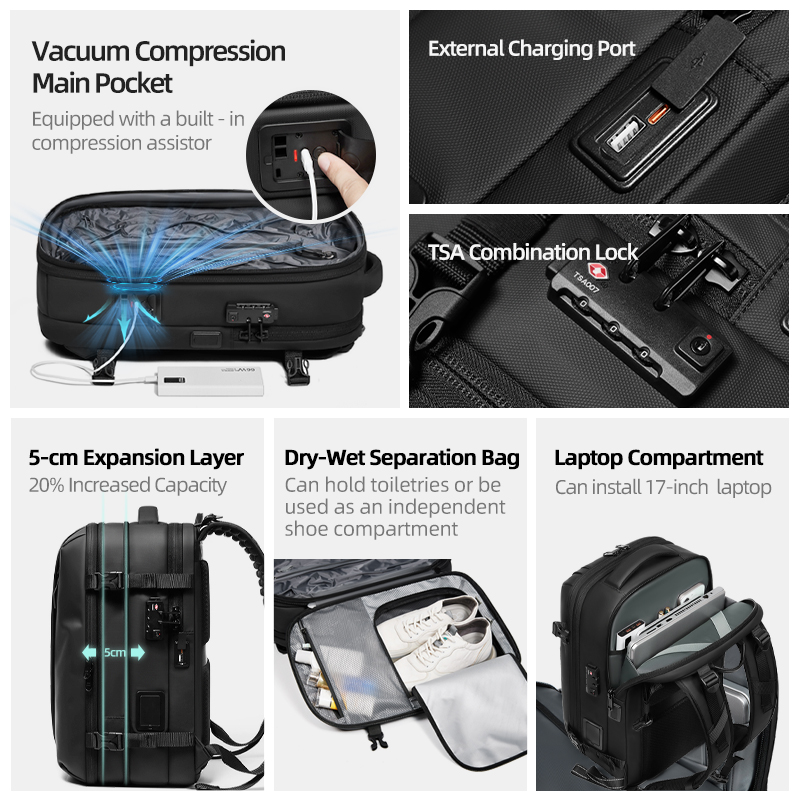 Tas Ransel Pria Travel Backpac - Travel Backpack Anti Theft ulasan dan harga