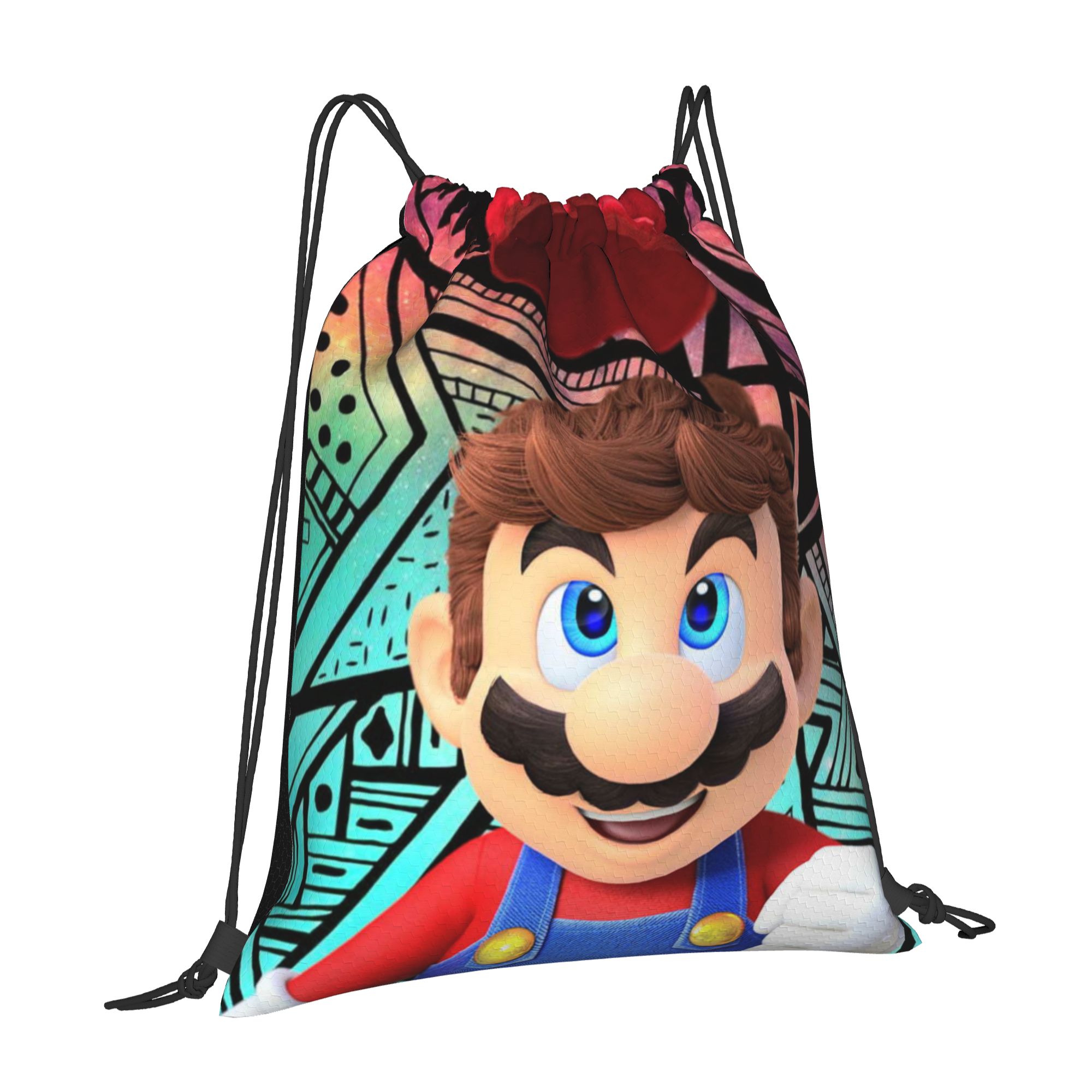 Tas Serut Kustom M-Marioes Vid - Drawstring Gym Bag ulasan dan harga