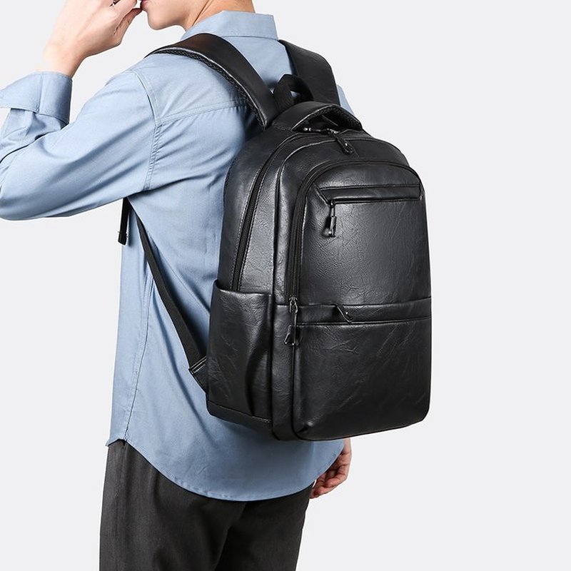 Ransel Bisnis Kulit Premium –  - Laptop Backpack 15.6 ulasan dan harga