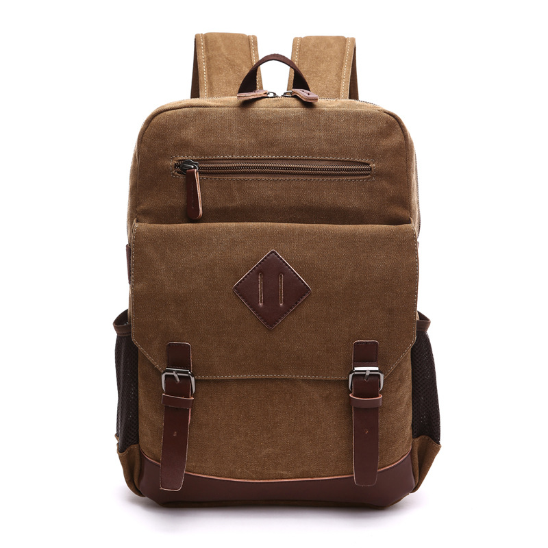 Tas Ransel Kanvas Vintage Ukur - Laptop Backpack 15.6 ulasan dan harga