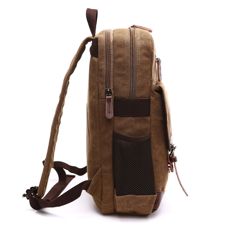 Tas Ransel Kanvas Vintage Ukur - Laptop Backpack 15.6 ulasan dan harga