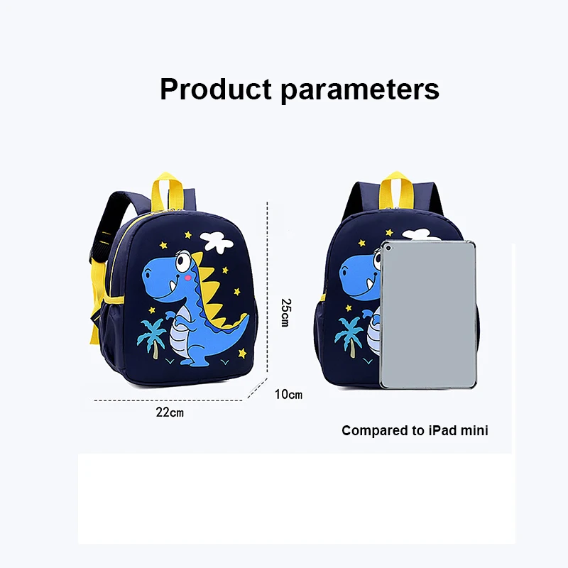 Ransel Bayi Dinosaurus Kartun  - School Backpack Teen ulasan dan harga