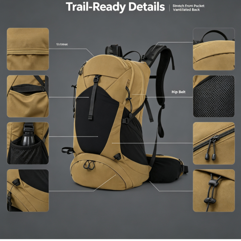 Ransel Hiking Besar Tahan Air  - Hiking Backpack Waterproof ulasan dan harga