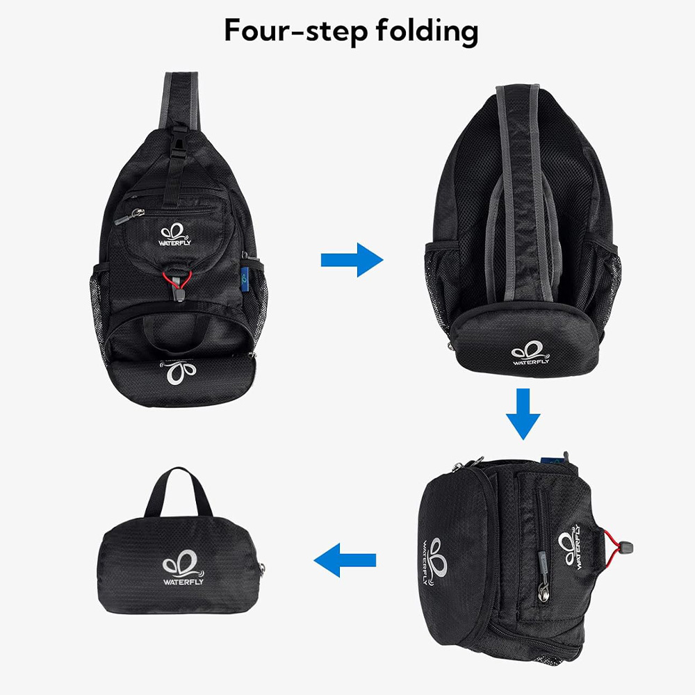 WATERFLY tas dada selempang ke - Sling Backpack Shoulder ulasan dan harga